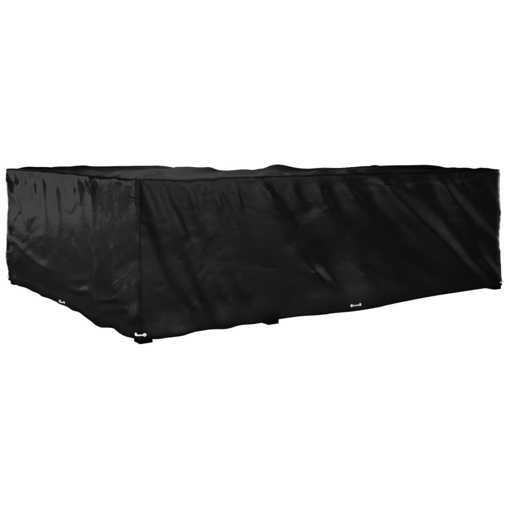 Wasserfeste UV-beständige Gartenmöbel-Abdeckung aus Polyethylen, 285x220x80 cm, mit Aluminiumösen und Seil für einfache Befestigung, praktisch zusammenfaltbar