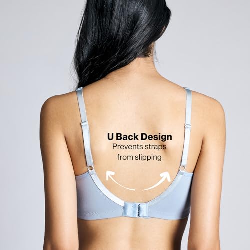 Image of Nykd (NYB169) Cotton Anti Microbial Non Padded & Non Wired Side Support Shaper Bra for Women | Full Coverage Bra with Detailed Contoured Lift & Shape with Wide Straps