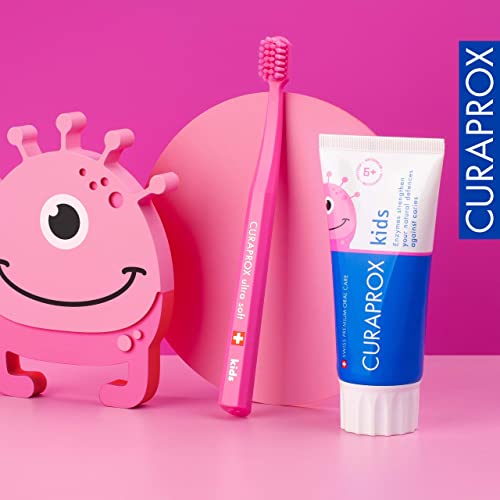 Curaprox Kinderzahnpasta – Ab 6 Jahren | Wassermelonengeschmack | Schützt Vor Karies Und Stärkt Den Zahnschmelz | 60 Ml Fluoridformel – Bild 6