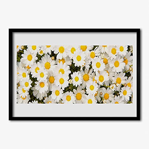 Affiche Encadrée 100x70 Tulup avec Cadre MDF Finition Premium Motif Fleurs