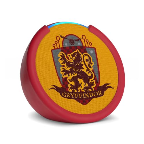 Gryffindor Echo Pop (newest model) | Officially Licensed, Limited-Edition Harry Potter Hogwarts Houses Design