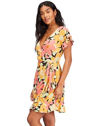 Billabong Women's Wrap And Roll Dress, Multi, Small #TOP1