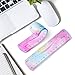Grevosea 2-Piece Flexible Ruler, 15cm/6inch Plastic Shatterproof Straight Edge Soft Bendable Ruler for School, Classroom, Office, Kids & Adults