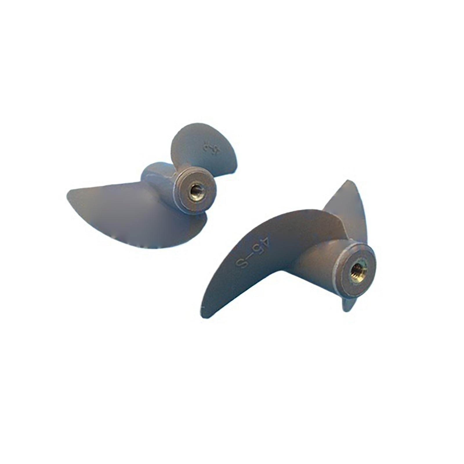 Two Blade Brass Core Semi Submerged Propeller Pair M3 Right Hand Thread For RC Boat O Hull Electric Boat(D42*P29.5mm)