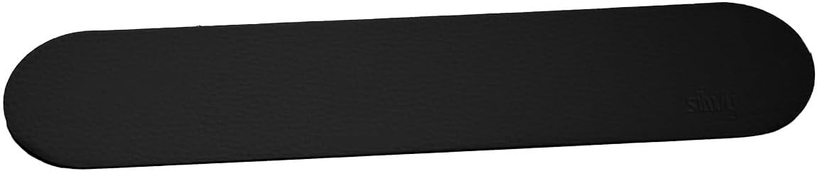silwy® Metal Strip Black for Safe, Space-Saving, and Overhead Storage of up to 3 Magnetic Glasses
