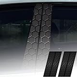 Woniyal 2 Stück B Säule Aufkleber Auto für CHANGAN CS55 Plus 2022-2024,DIY-Autotür-Säulen Aufkleber Fensterleisten Coole Auto Aufkleber Seiten Car Tuning Sticker