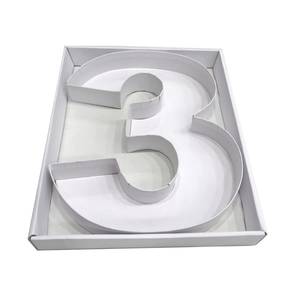 SHENGHE 12" Fillable Cardboard Number Charcuterie Gift Cupcake ox With Cover Sweets Packaging (3)