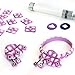 LUCY CLAY LC Disk 10 for Czextruder Pottery Ceramic Craft Polymer Clay Fondant Cake 9 Disks for extruder