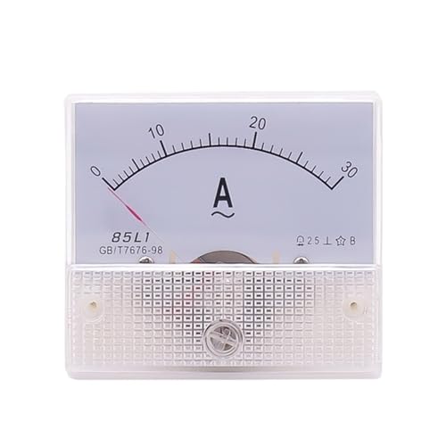 Medidor de amperios de CA analógico 85L1-A, panel de medición eléctrica de 30A microcorriente