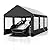 GarveeLife Carport, Heavy Duty 12FT X 20FT Carport Canopy, with 4 Load-Bearing Sandbags, Roll Up Mesh Window, Pe Waterproof Canopy, Reinforced Steel Pipes 1.3mm Tube Wall Thickness for Cars, Truck