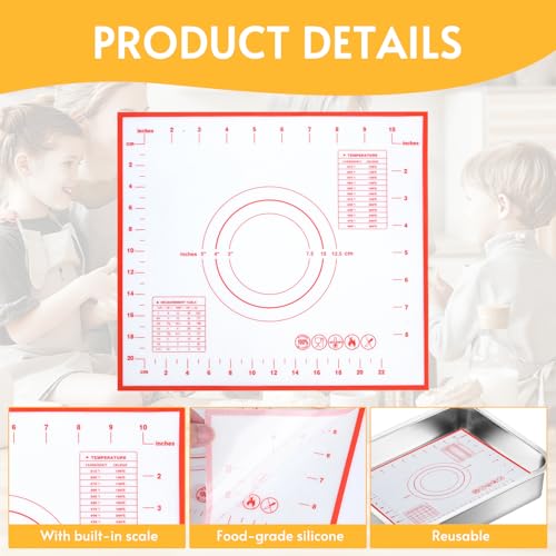 Image of 6Piece Tortilla Press Liners Silicone, Reusable Tortilla Liners For Various Tortilla Presses, With Customer Service Silicone Liners Includes 3 Square And 3 Round Kits