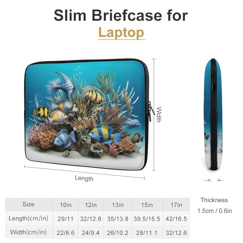 Funda 3D para laptop de 17 pulgadas y maletín impermeable negro 2