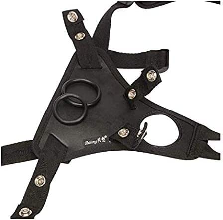 HERTL Adjustable Belts for Women and Men, Comfortable Soft Belt Strap On Harness Pants Strapless Panties Underwear for Men Women Black3