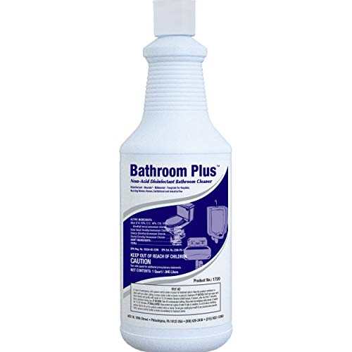 National Chemical Laboratories Inc BATHROOM PLUS Non-Acid Disinfectant Bathroom Cleaner 12/32 oz (1 Qt.) Case (NCL1720-45)