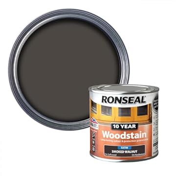 Ronseal 10 Year Woodstain Smoked Walnut 250ml