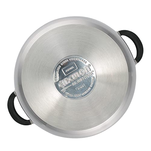 Circulon Momentum Stainless Steel Nonstick Dish/Casserole Pan With Lid, 4 Quart, Silver #TOP4
