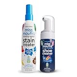 Miss Mouth's Messy Eater Stain Treater and Messy Steppers Shoe Cleaner Magic Duo - Stain Remover for Clothes, Carpet, Upholstery and Shoe Cleaner for Sneakers, Leather, Cloth, Mesh