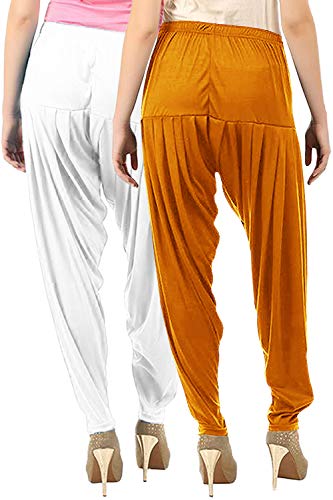 Image of Buy That Trendz Patiala Salwar for Women Viscose Patiala Pant Combo
