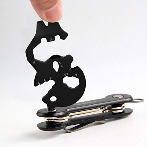 UKCOCO Chaveiro Multi-Ferramenta Edc Caveira Abridor de Garrafas Extrator de Unhas Chave de Fenda Ch