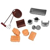 PERSELOSO Juguetes De Granja Accesorios De Alimentación y Herramientas De Juguete para rol Niñas El Granero