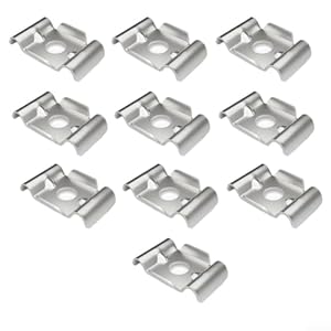 Dystopiaworld Doppelstab-Pad Zaun-Halterung, 10 Stück