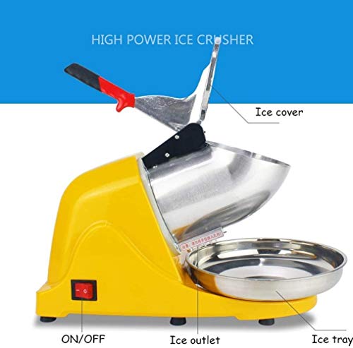 Ice crusher Gewerbe, vollautomatische, elektrische 143lbs / h Shaver Schnee-Kegel-Maschine Sand Eismaschine, for Haus… – Bild 7