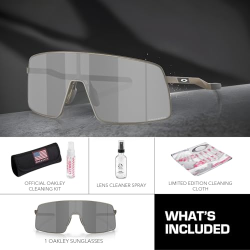 Oakley OO6013 SUTRO TI – Non-Polarized Rectangle Shape Sunglasses with Official Eyewear Kit Bundle3
