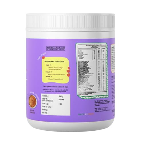 Image of Mamafy Mother's Nutritional Protein Powder Kesar 325g | For Pregnancy with 10g Protein per serve and 25 Vital Nutrients to Support Healthy Birth Weight and Brain Development | No Refined Sugar