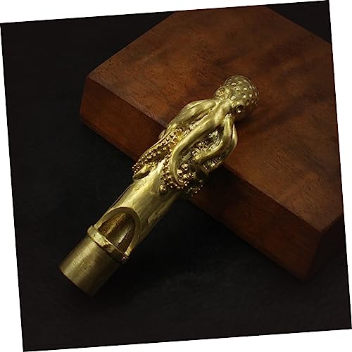 Silbato vintage de cobre con diseño de pulpo para exteriores miniatura 7