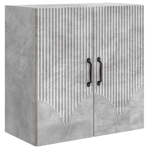 Armario de pared para cocina o baño con estante y puertas modernas 2