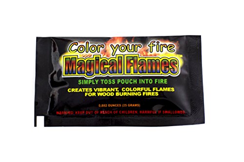 Evergreen Research Magical Flames: Creates Vibrant, Colorful Flames for Wood Burning Fires! (2)