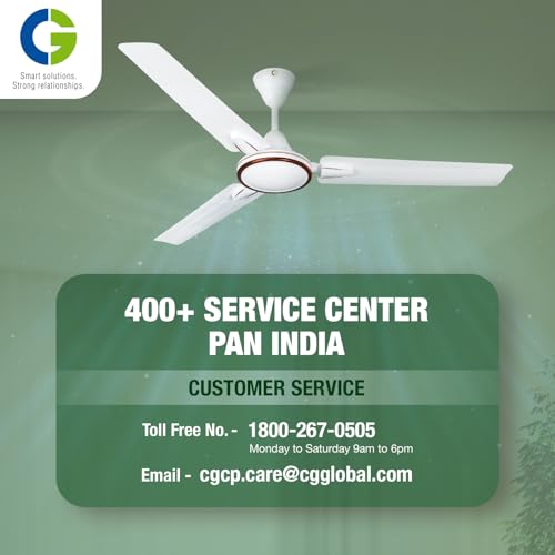 Image of CG TulipAir Neo Deco | 1200mm | 100% copper Motor | High Speed FAN | Doube ball bearing | 3-Year Warranty | White