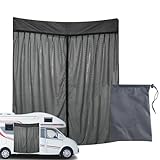 Protector de pantalla de entrada RV – Red de protección para puerta de automóviles, red de techo corredizo de camperr | malla transpirable para toldo de vehículo, red de protección solar para camiones