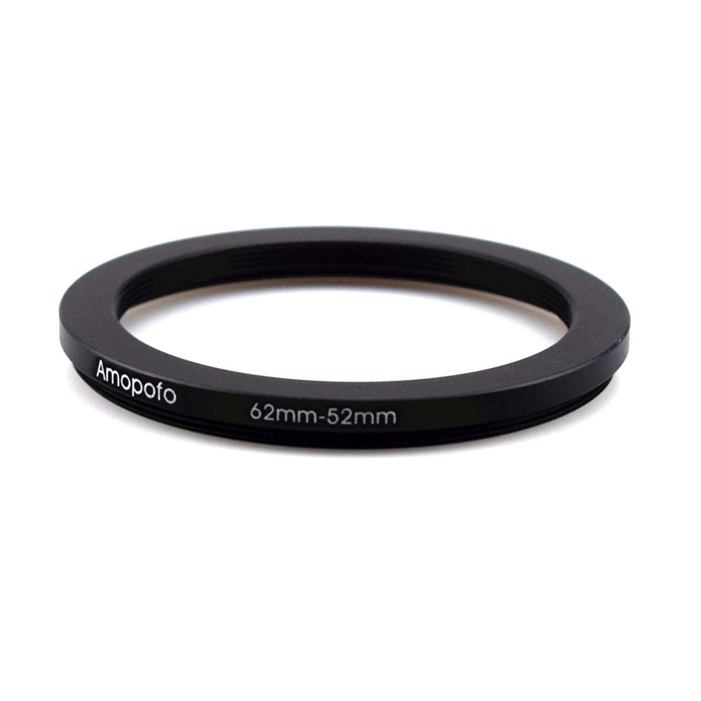 Bague de filtres de 62 mm à 52 mm pour appareils photo UV, ND, CPL, compatible avec tous les objectifs d'appareil photo de 62 mm et accessoires de 52 mm