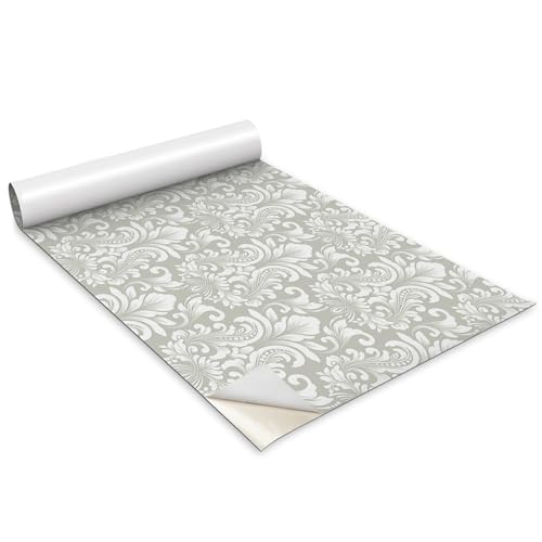 Papel Pintado Decorativo Mate Wallfluent Adhesivo 100x50 para Muebles Armario y Cocina 2