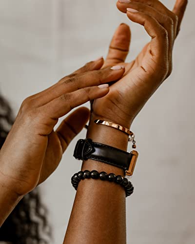 Bomail 5Pcs Semi-Precious Gemstone Bracelet - Healing Crystal Stone Beaded Bracelets For Women Men 8Mm Round Beaded Stretch Bracelets Unisex Stress Relief Yoga Bracelets Gifts #TOP4