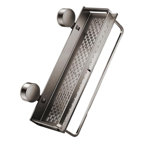 Organizador de ducha con, cesta de ducha con - Organizador de soporte de almacenamiento para ducha de,Jabonera con estante de ducha con ganchos, para cocina, dormitorio a c
