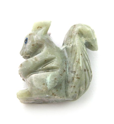 Preisvergleich Produktbild Amaryllis Tiergravur aus Speckstein Eichhörnchen 3 cm