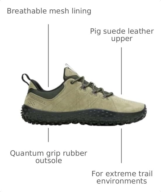 Image of Merrell Wrapt Black, Men's Trainers
