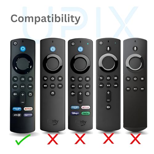 Image of Upix Compatible Amazon Fire TV Stick 3rd Generation Smart TV Remote No. 1113 | with Voice | Exactly Same Remote Will Only Work | Will Work with FIRE TV Stick ONLY | Pairing is Required