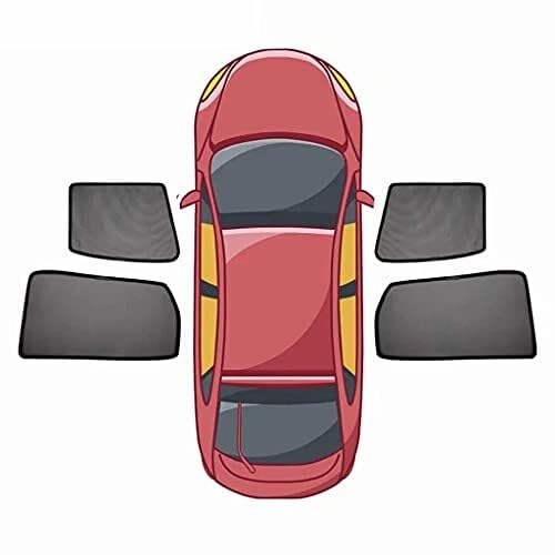 Tendine Parasole Auto Tendine parasole per finestrini auto Per Per Touran 2016-2021, tende in rete termoisolanti Tenda parasole(Side-4 Pcs)