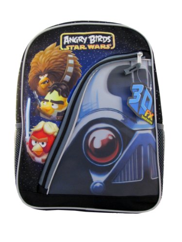 Angry Birds Star Wars Use the Angry Force Lenticular 16'' Childrens School Backpack