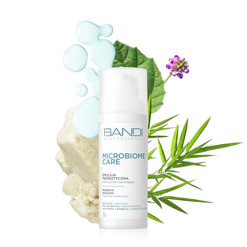 Bandi Probiotische Hautpflege Gesicht Haut Probiotische Hautbarriere für Feuchtigkeit Unterstützt das Hautmikrobiom Unterstützt das Hautmikrobiom Ideal Ideal Mischhaut und Ölige Haut Haut