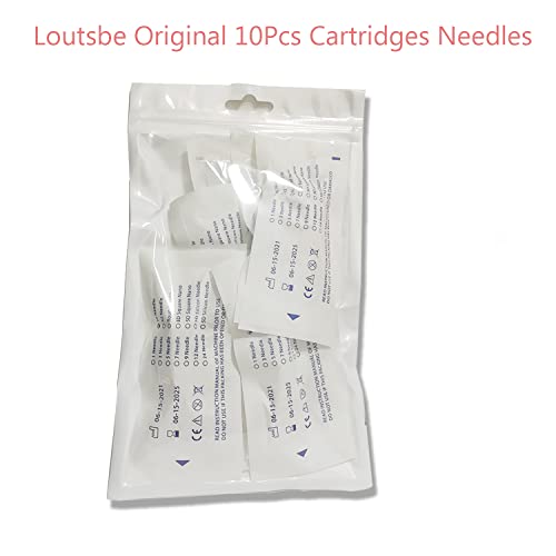 Loutsbe Replacement Cartridges Disposable Needles, Compatible With Loutsbe Pen,Individually And Sealed Bags In Loutsbe Original Box (Nanopins(10Pcs)) #TOP5