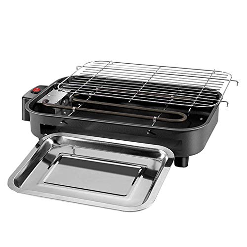 WDLY Multi-Function Electric Grill, Smokeless Grill, Household Electric Baking Pan, Easy To Clean, Drip Tray -1300W