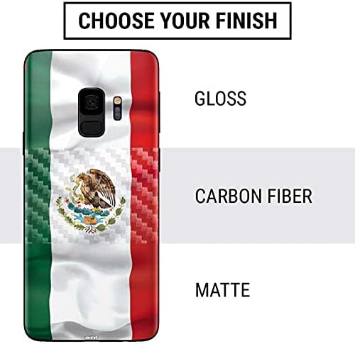 Skinit Decal Phone Skin Compatible with Samsung Galaxy S9 - Originally Designed Mexico Flag Design