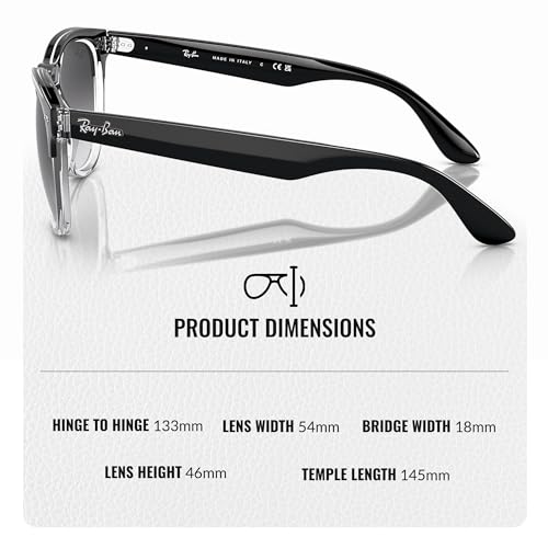 Image of Ray-Ban RB4471 IRIS Phantos Shaped Sunglasses for Men & Women with Official RAYBAN Eyewear Kit