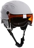 ALPINA GRAP Visor HM – Skihelm, matt weiß, Gr. 57 – 61 cm