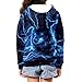 Ystardream Blue Lightning Sweatshirts for Boys Zipper Hoodie Size 11-13 Boys' Fashion Hoodies & Sweatshirts with Kangaroo Pockets Casual Long Sleeve Pullover Jacket,Teens Kid