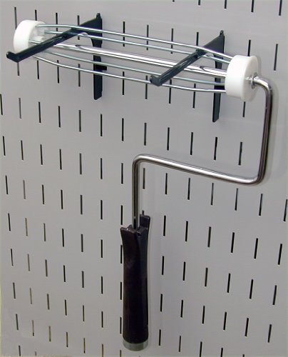 Wall Control Pegboard 6In Reach Extended Slotted Hook Pair - Slotted Metal Pegboard Hooks For Wall Control Pegboard And Slotted Tool Board – Black #TOP3